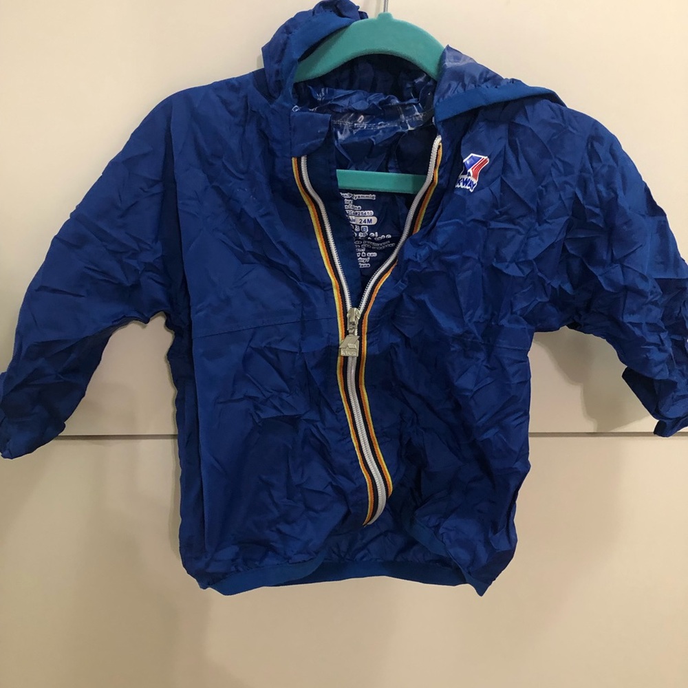 K-Way Packable Raincoat Windbreaker Jacket 24M 2T